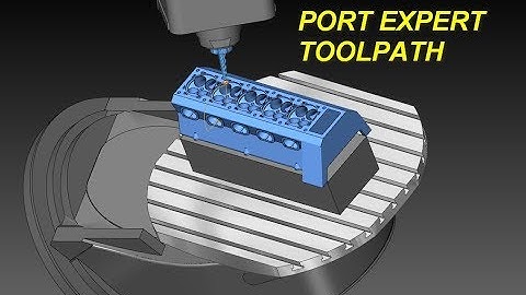 Mastercam Multiaxis Tutorial: Port Expert Toolpath