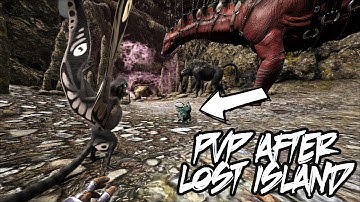 PVP after Lost Island | Amargasaurus Dinopithecus Sinomacrops | ARK Survival Evolved