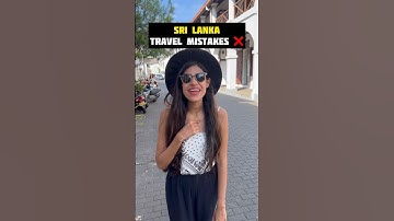 4 Travel Mistakes To Not Make In Sri Lanka #srilanka #travel #itinerary #travelmistakes
