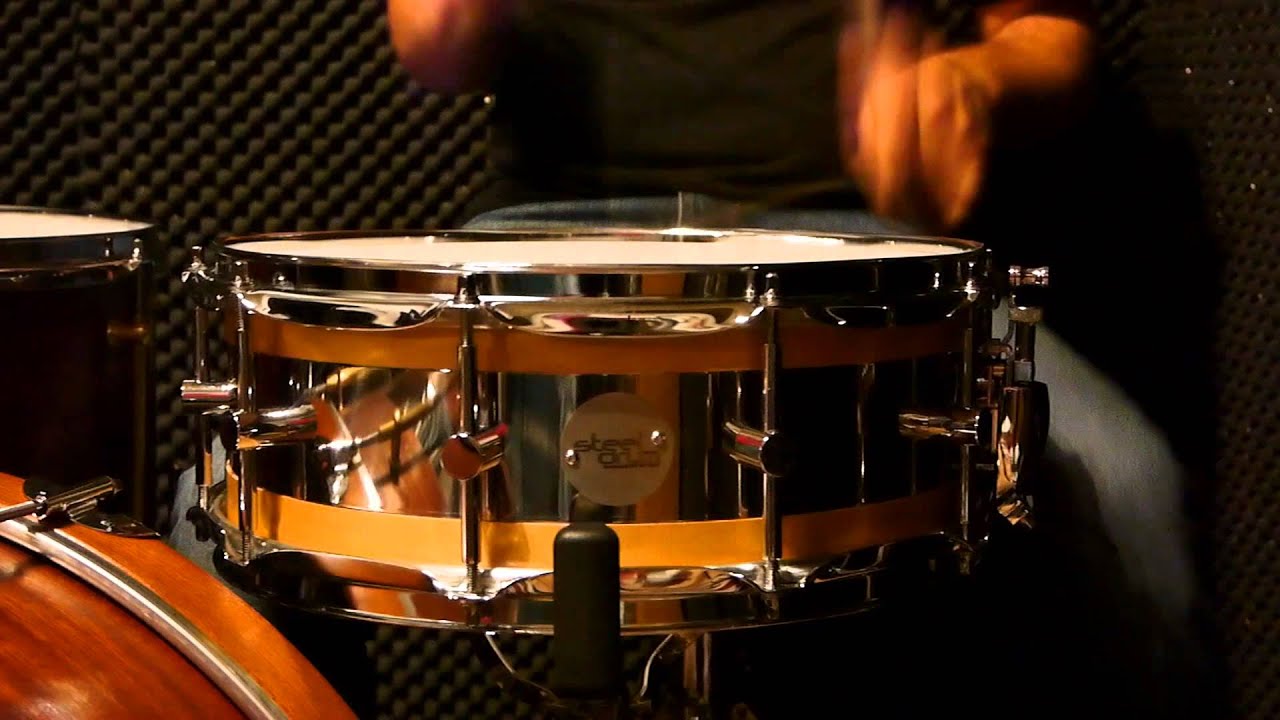 SteelDrum Hybrid model 14x5,5 - Maple -Stainless Steel-Maple