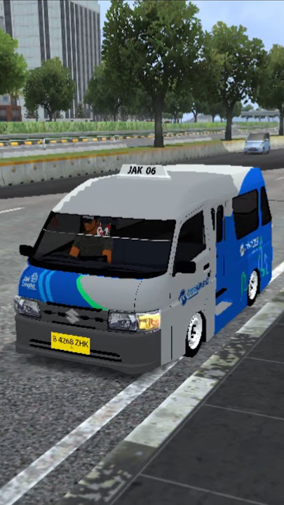 Siap melayani, nyaman di jalan!#bussid #suzukicarry #jaklingko #angkutanumum