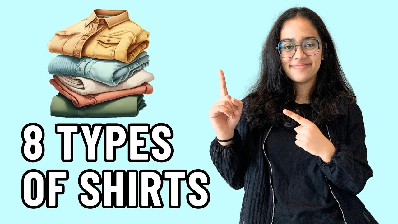 Shirt 👕 Vocabulary- 10 Types Of Shirts & Their Names | English Vocabulary 