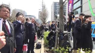 20170406 UPLAN 共謀罪法案審議入りに抗議する4.6国会議員会館前緊急行動