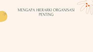 Hirarki dalam Organisasi