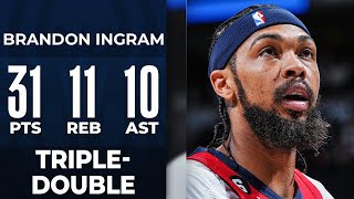 Brandon Ingram Drops 31-PT TRIPLE-DOUBLE In Pelicans W! | March 30, 2023