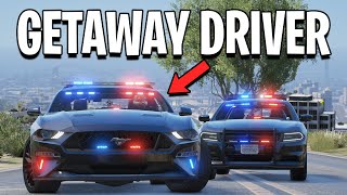 I Became A Getaway Driver In A Cop Car on GTA 5 RP