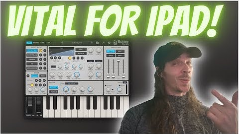 This is basically Serum/Vital for iPad…. (butter synth)