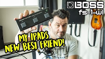MY IPADS NEW BEST FRIEND! - Boss FS-1-WL (Unboxing and Setup for iPad)