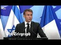 Macron calls for international anti-Isis coalition to fight Hamas