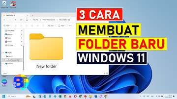 3 Cara Membuat Folder Baru (New Folder) di Windows 11 Laptop/Komputer