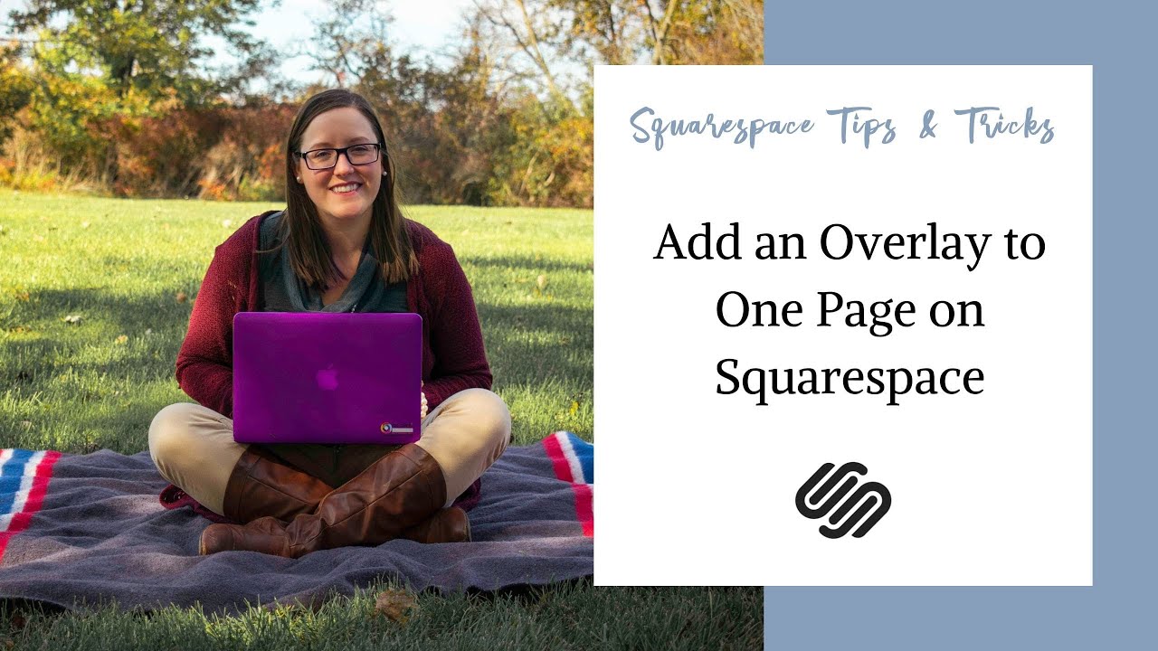 Add an Overlay to One Page on Squarespace - YouTube