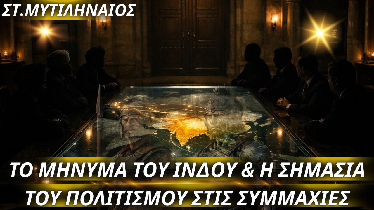 Στέφανος Μυτιληναίος: Το μήνυμα του Ινδού & η σημασία του πολιτισμού στις συμμαχίες