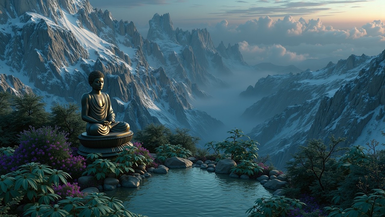 Спокойная музыка для медитации ума и тела, для глубокого сна и расслабления