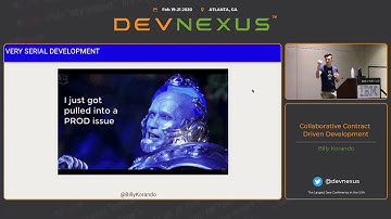 Devnexus 2020   Collaborative Contract Driven Development   Billy Korando