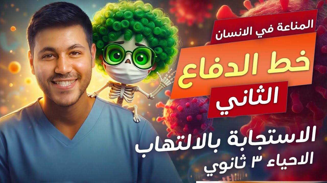 خط الدفاع الثاني  -  المناعة في الانسان   | شرح ربيطي بالافكار و التثبيت من اول مره