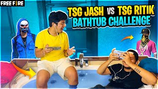 TSG Ritik Vs TSG Jash in Bathtub Gone Extremely Wrong in Gaming Bootcamp - Garena Free Fire