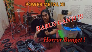 RECORD DRUM Lagu ke-4 Album POWER METAL XI
