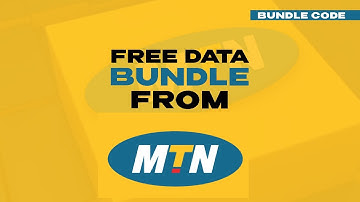 FREE MTN DATA BUNDLE | UNIQUE BUNDLE CODES