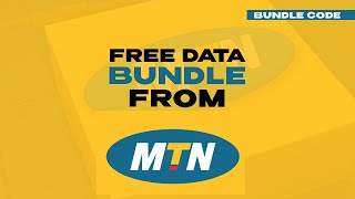 FREE MTN DATA BUNDLE | UNIQUE BUNDLE CODES