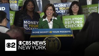 New York to send out inflation refund checks this fall, Hochul says