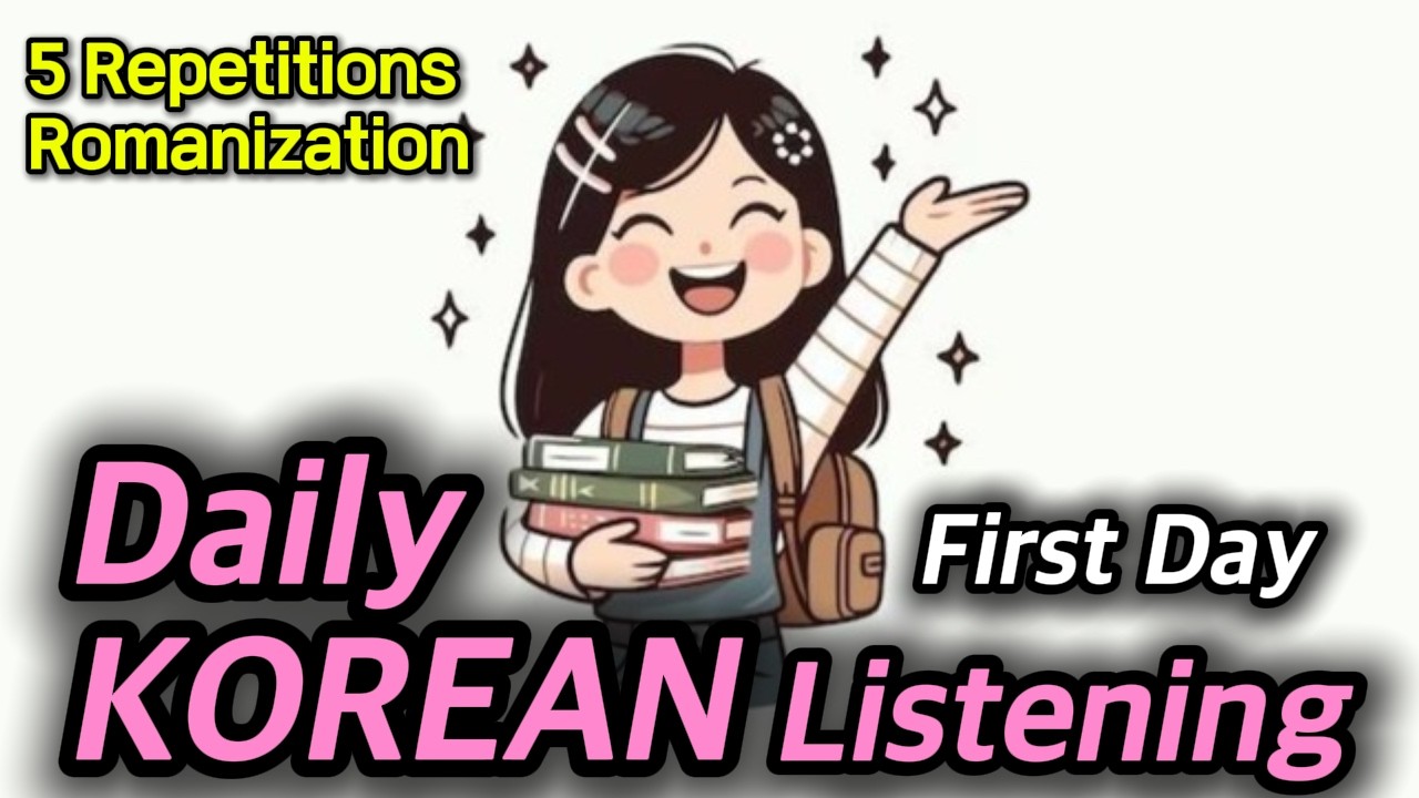 Learn Korean Daily | Korean Life Stories - First Day of University in Korea🎒