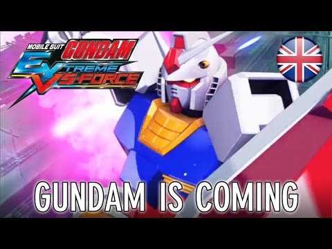 Mobile Suit Gundam Extreme VS-Force - PS Vita - Gundam is coming! (Jump Festa trailer) (English)