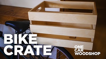 How to Make a BIKE CRATE With a Custom Quick Release!