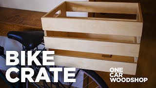 How to Make a BIKE CRATE With a Custom Quick Release!