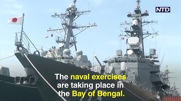 CHINESE MEDIA ON MALABAR EXERCISE JOINT NAVAL EXERCISE BY INDIAUSA JAPANESE NAVY