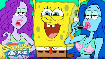 SpongeBob Needs The Mermaids' Help! | Full Scene 'Welcome to the Bikini Bottom Triangle' | SpongeBob