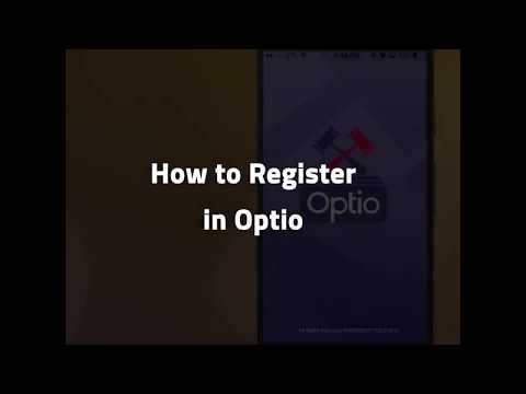 How to Signup in Optio En