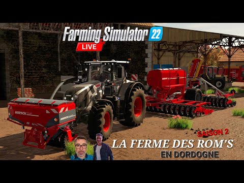 ((🔴LIVE)) LA FERME DES ROMS (SAISON 2) : NOUVEAU SEMOIR A LA FERME !!🤩