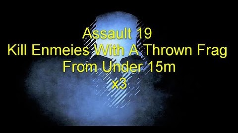 Ghost Recon Breakpoint : Assault Rank 19 : Kill Enemies With A Thrown Frag From Under 15m x3