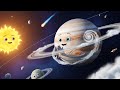 The Happy Little Planets | Fun Space Learning Rhyme for Kids | Nursery Rhymes &amp; Songs for Children