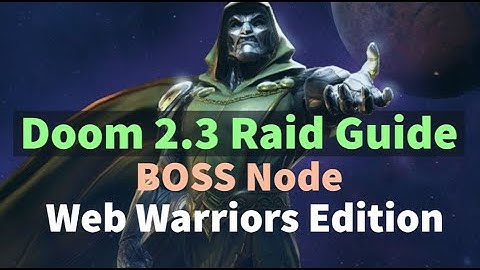 Doom 2.3 Raid Guide | Web Warriors! | Bio BOSS Node | Marvel Strike Force - Free to Play
