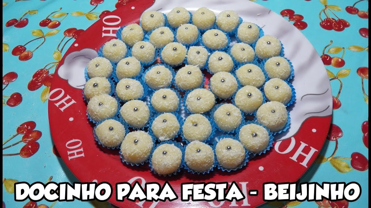 BEIJINHO FÁCIL - DOCINHO DE FESTA - Bru na Cozinha
