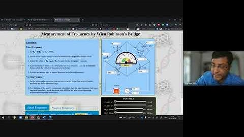 Exp. 05: Measurement of frequency using Wien’s Bridge.