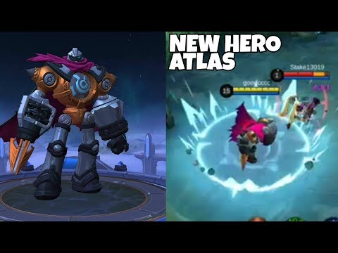 Mobile legends new upcoming hero ATLAS , new hero atlas skills gameply and upcoming skins  @Soulmobilelegends