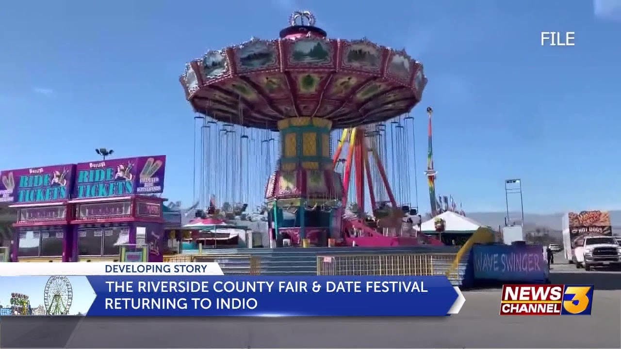 The Riverside County Fair and Date Festival returning to Indio YouTube