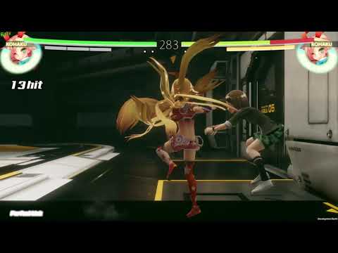 Unity-chan vs Pronama-chan Combo Clip