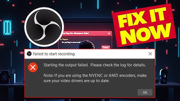 Fix OBS "Starting the Output Failed" Error – Easy Step-by-Step Solution! 2025