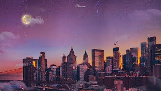 Dreamy city night view ambience 🌙 Design making tutorial