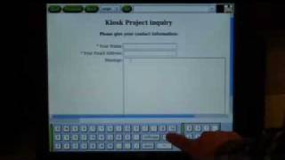 Kiosk Browser Virtual Keyboard demonstration