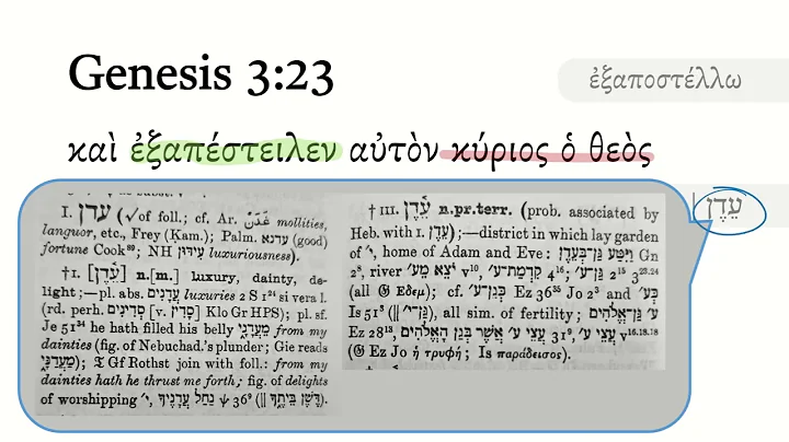 Genesis 3:23 Septuagint