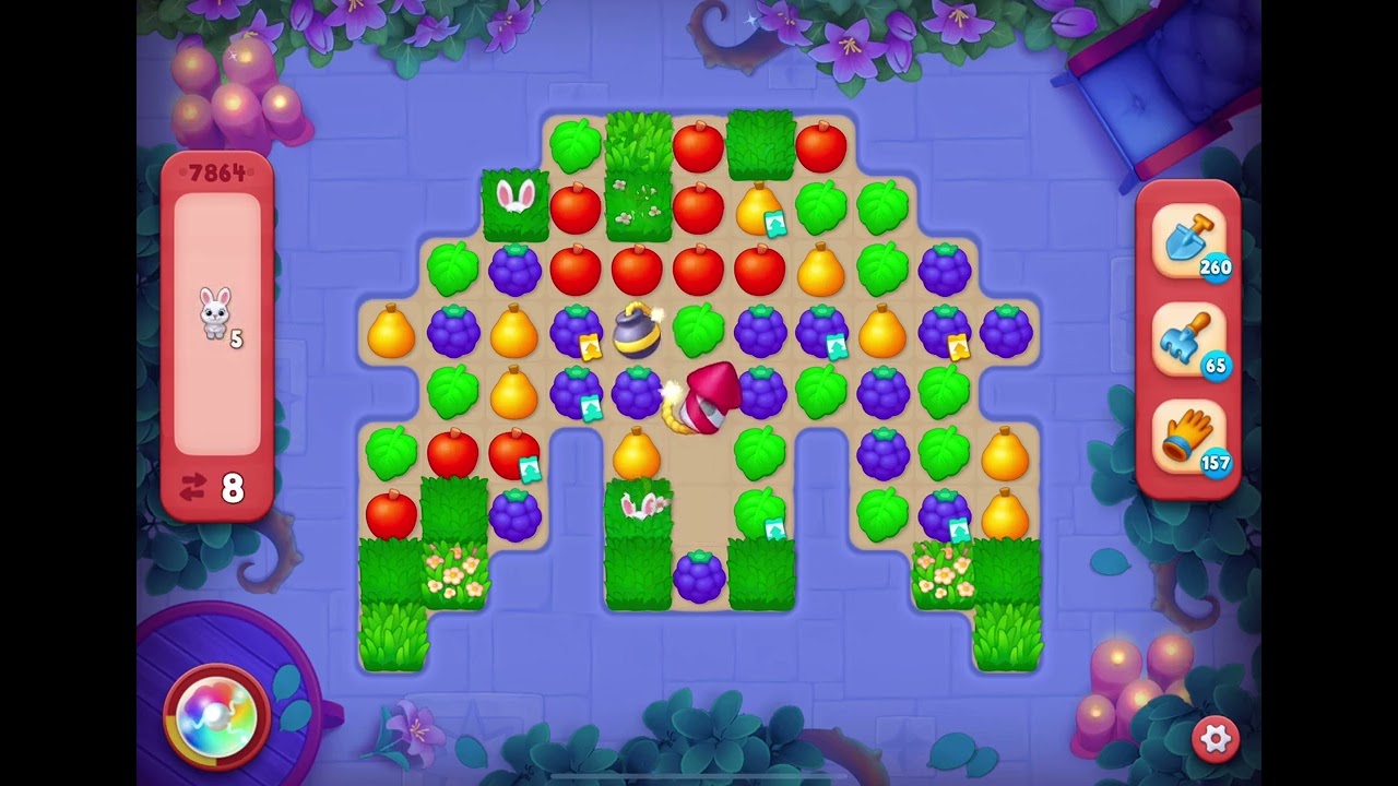 GardenScapes Level 7864 no boosters - YouTube