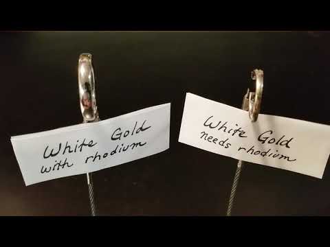 Wideo: Czy białe złoto matowieje?