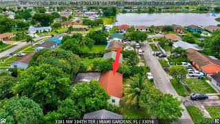 Priced at $260,000 - 3381 NW 194th Ter, Miami Gardens, FL 33056