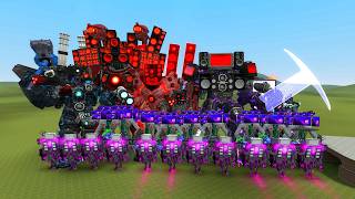 UPGRADED SPEAKERMAN TITAN, CAMERAMAN TITAN VS ERECTUS SKIBIDI, ASTRO DUCHESS in Garry's mod