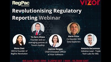Revolutionising Regulatory Reporting - RegPac x Vizor Software Webinar