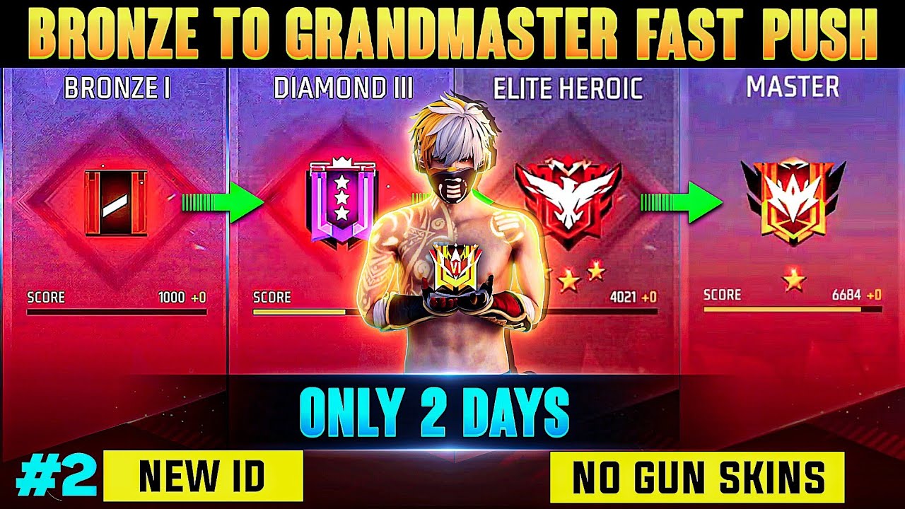 The real journey of Bronze to master in br rank Grandmaster in 1 level ...